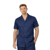 Bluza medyczna męska z kołnierzem granatowa krótki rękaw roz.3XL – bluza medyczna – bluza lekarska robocza
